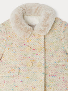 Girl | Moka Wool And Alpaca Coat | Multicolored
