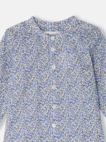 Boy | Cicero Tunic In Liberty Fabric | Printed Blue