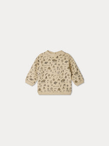 Boy | Dady Printed Sweatshirt | Light Green