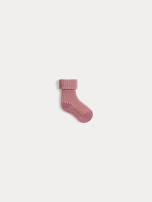 Unisex | Gadilson Pink Ribbed Socks | Blotter