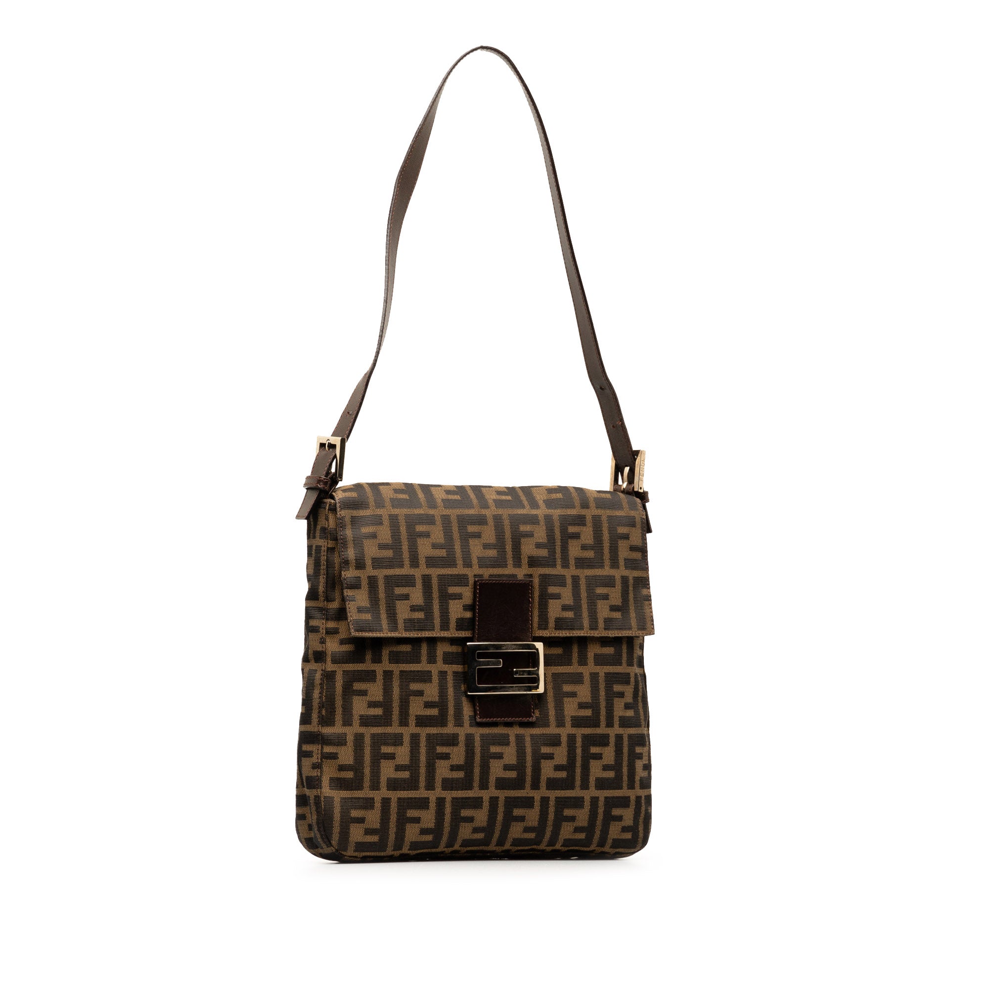 Fendi | Pre-Owned Zucca Canvas Mamma Forever | Brown