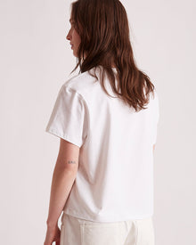 White | Brush Stroke Standard SS Tee