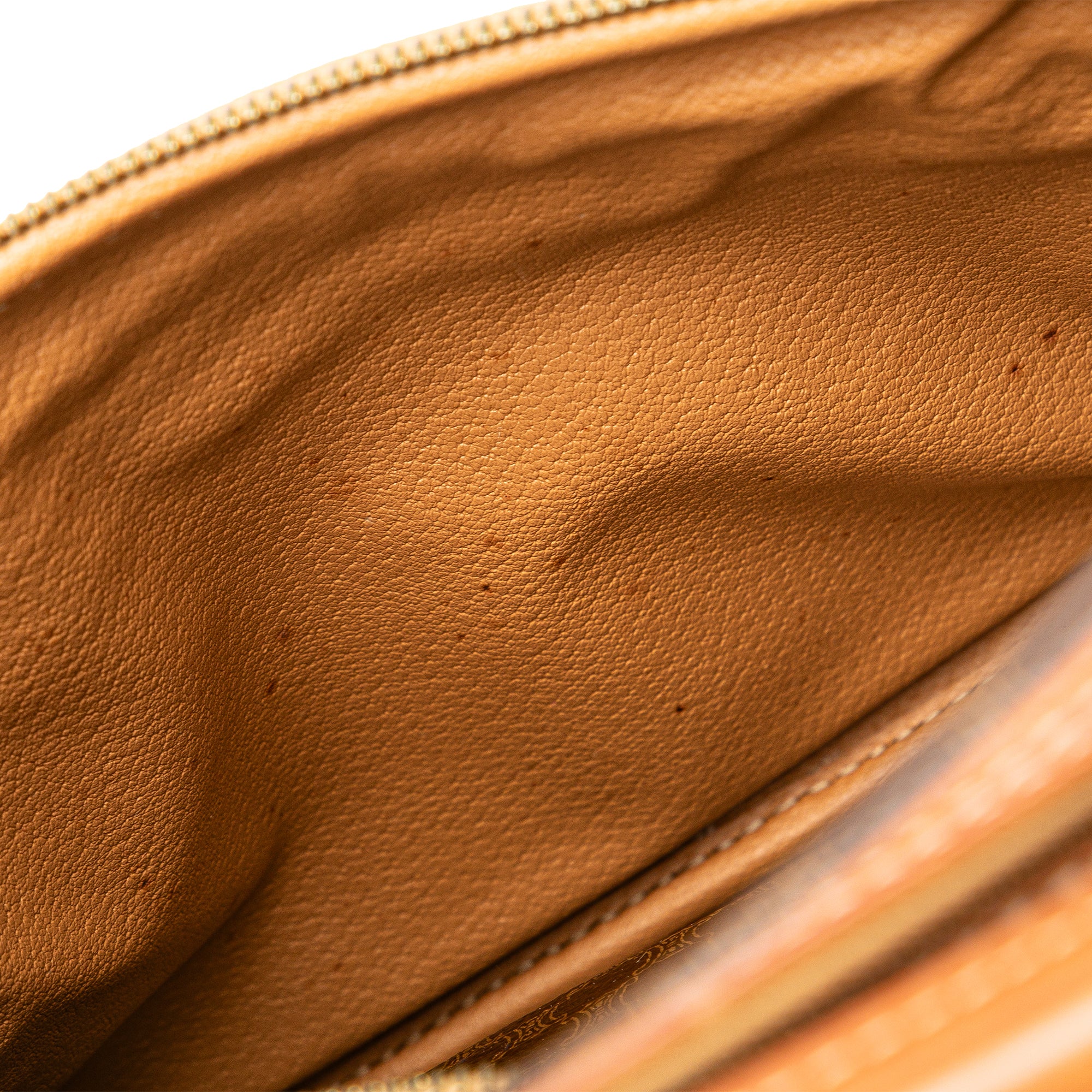 Celine | Pre-Owned Macadam Satchel | Brown