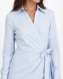 Womens | Wrap Dress | Light Sky