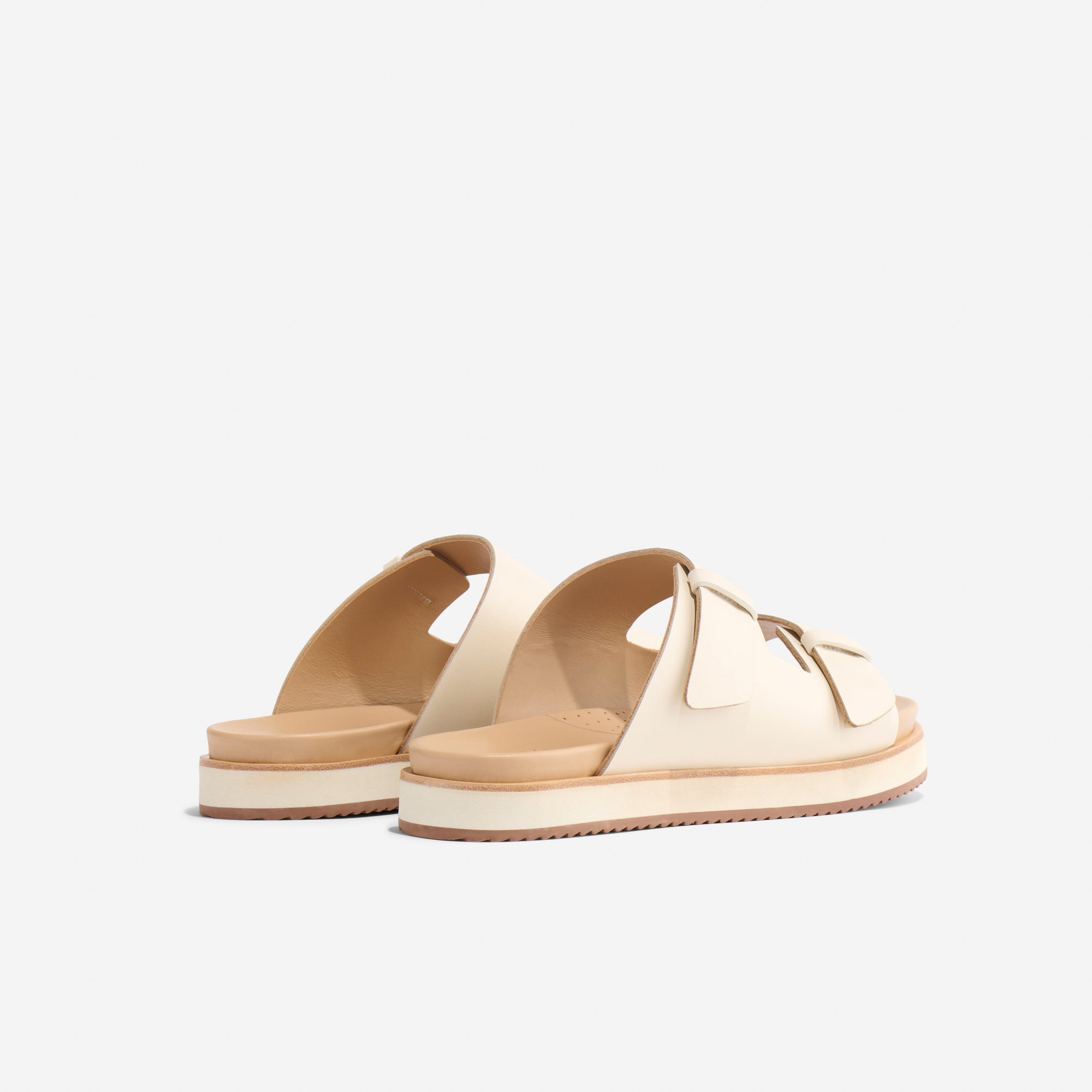 Womens | Ella Flatform Slide | Bone