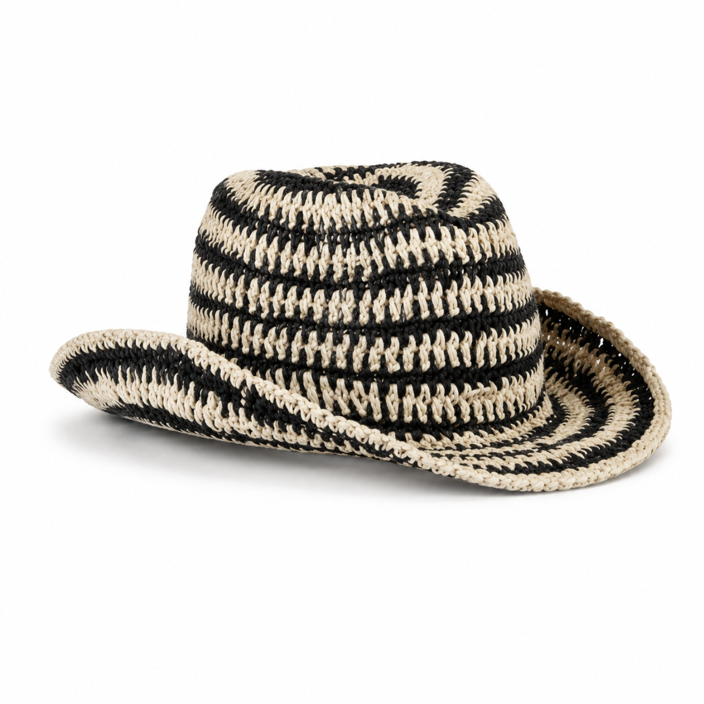 Winona Cowboy Hat | Natural/Black