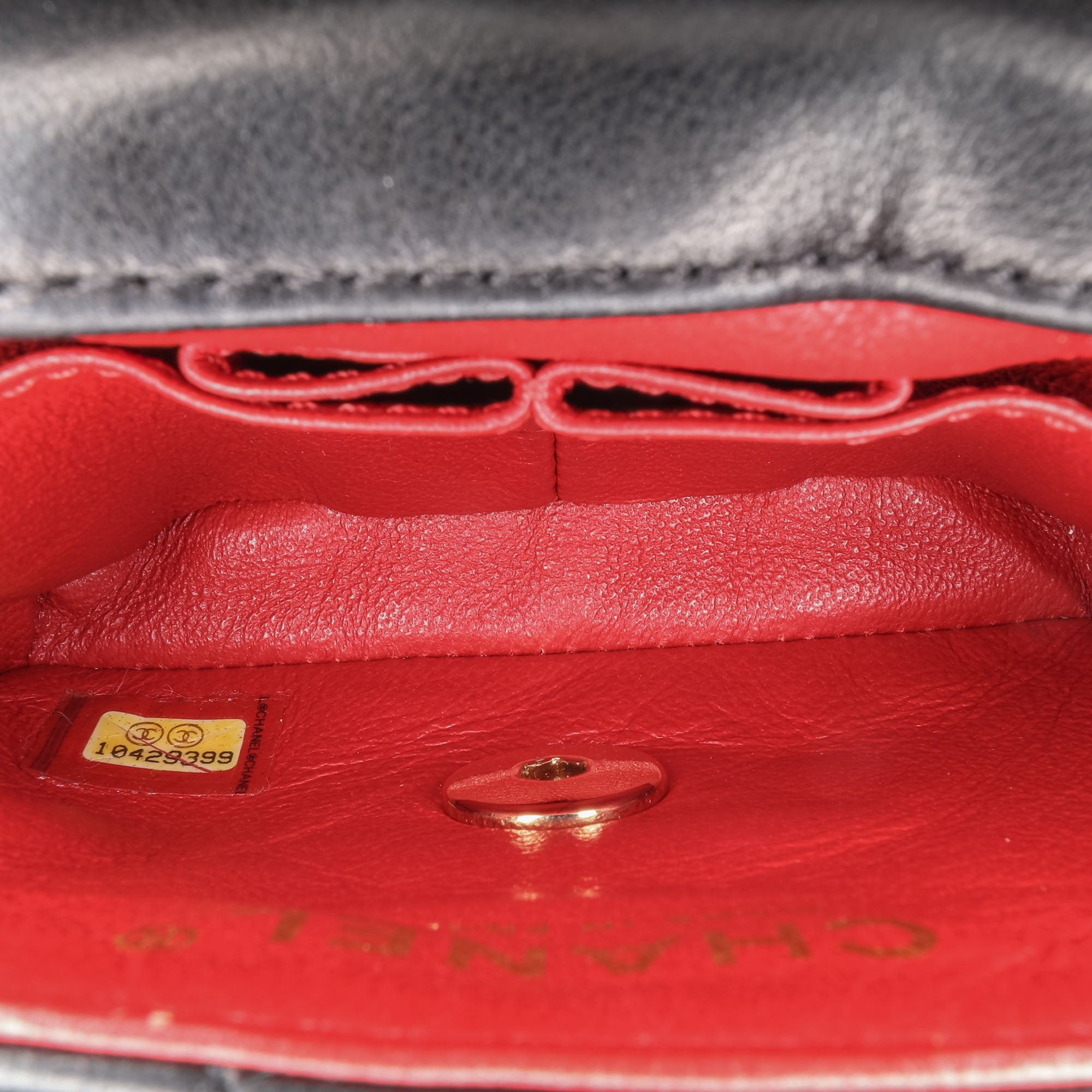 Chanel | Pre-Owned Micro Quilted Lambskin Single Flap | Black