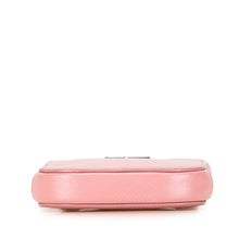 Prada | Pre-Owned Mini Saffiano Crossbody Phone Pouch | Pink