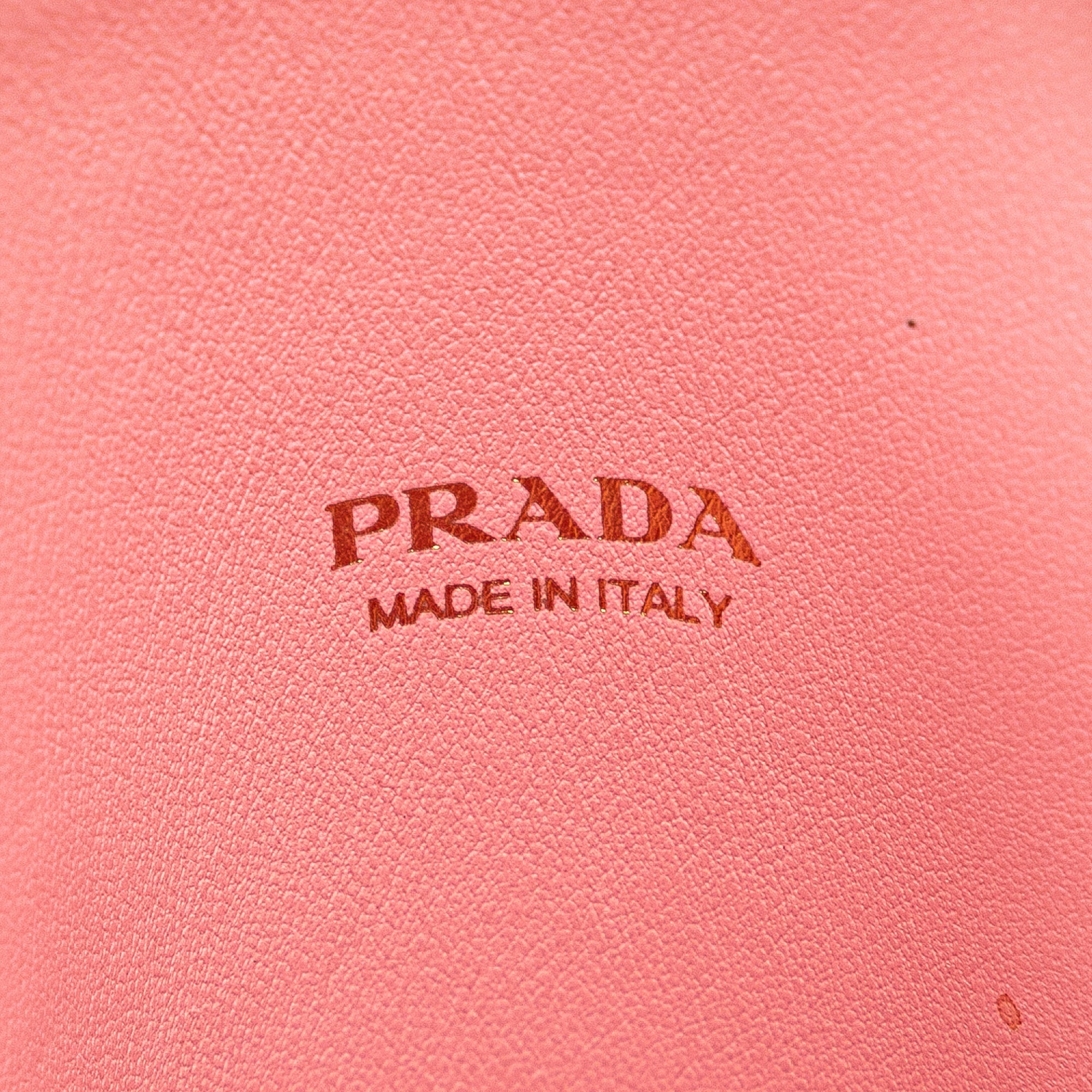 Prada | Pre-Owned Mini Saffiano Crossbody Phone Pouch | Pink