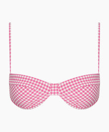Womens | Brigitte Bikini Top | Gin Fizz/White