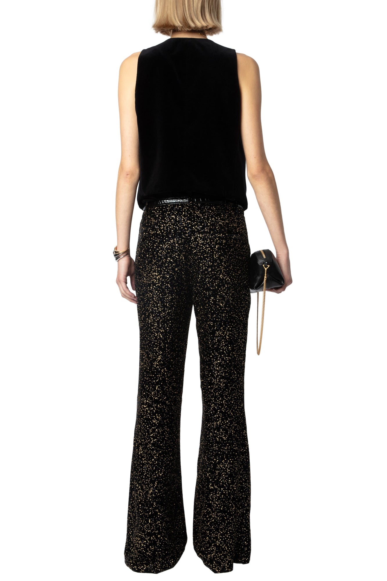 Emaux Velvet Blazer | Black