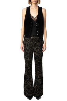 Emaux Velvet Blazer | Black