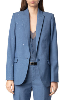 Valse Chine Strass Stars Blazer | Surf
