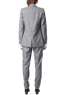 Vavy Tailleur Strass Show Blazer | Heather Grey