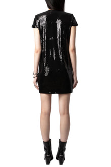 Rashu Sequins Dress | Black