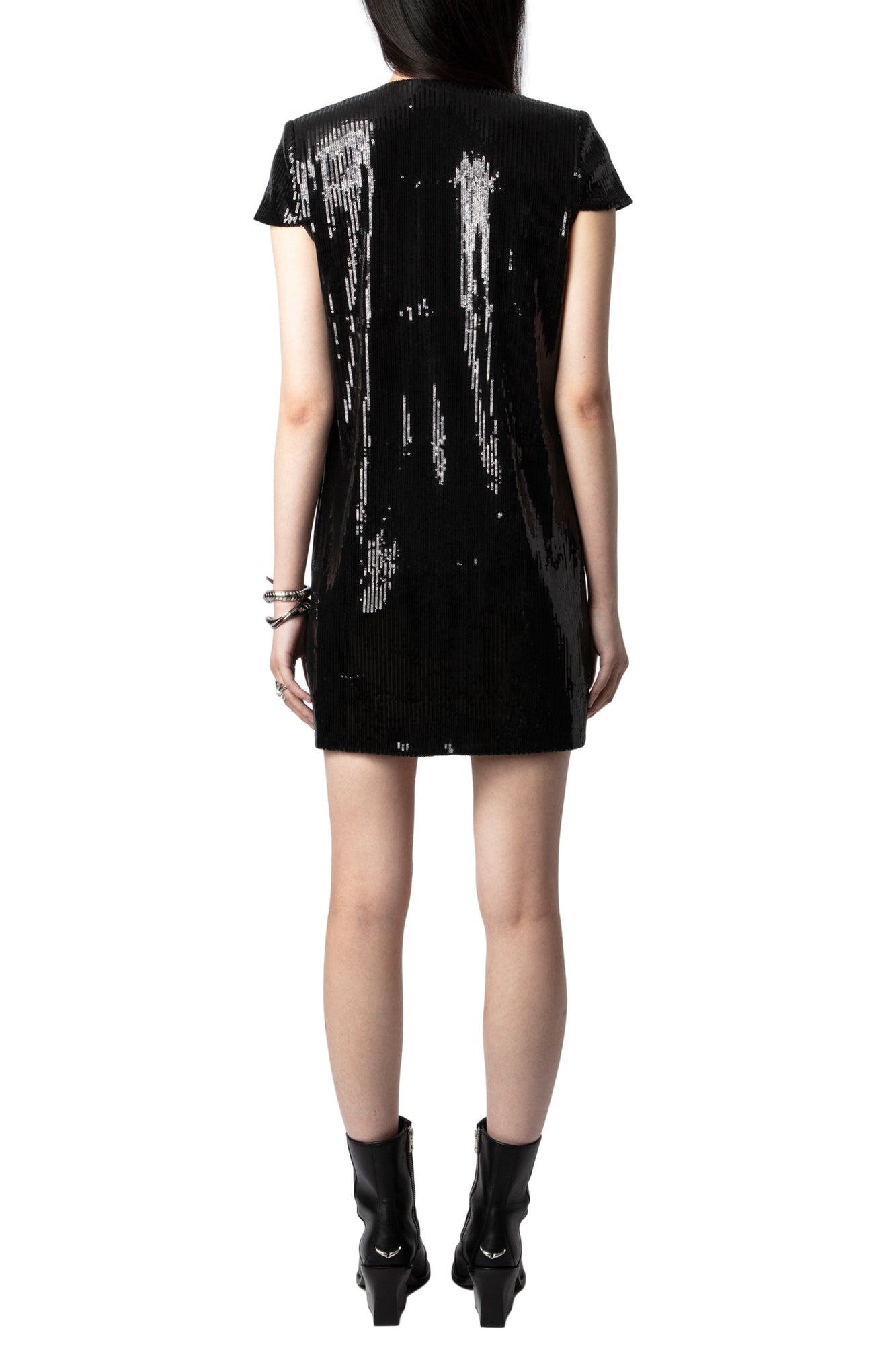Rashu Sequins Dress | Black