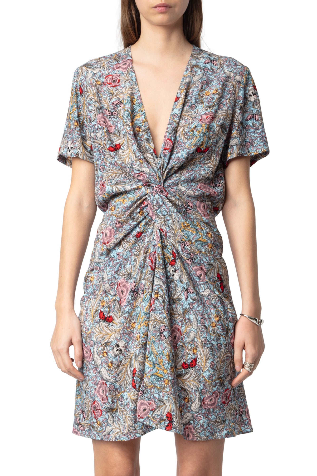 Rozom Soft British Flowers Dress | Mist