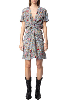 Rozom Soft British Flowers Dress | Mist