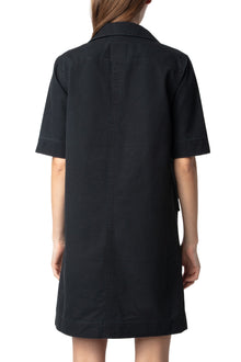 Record Coton Lave Dress | Black