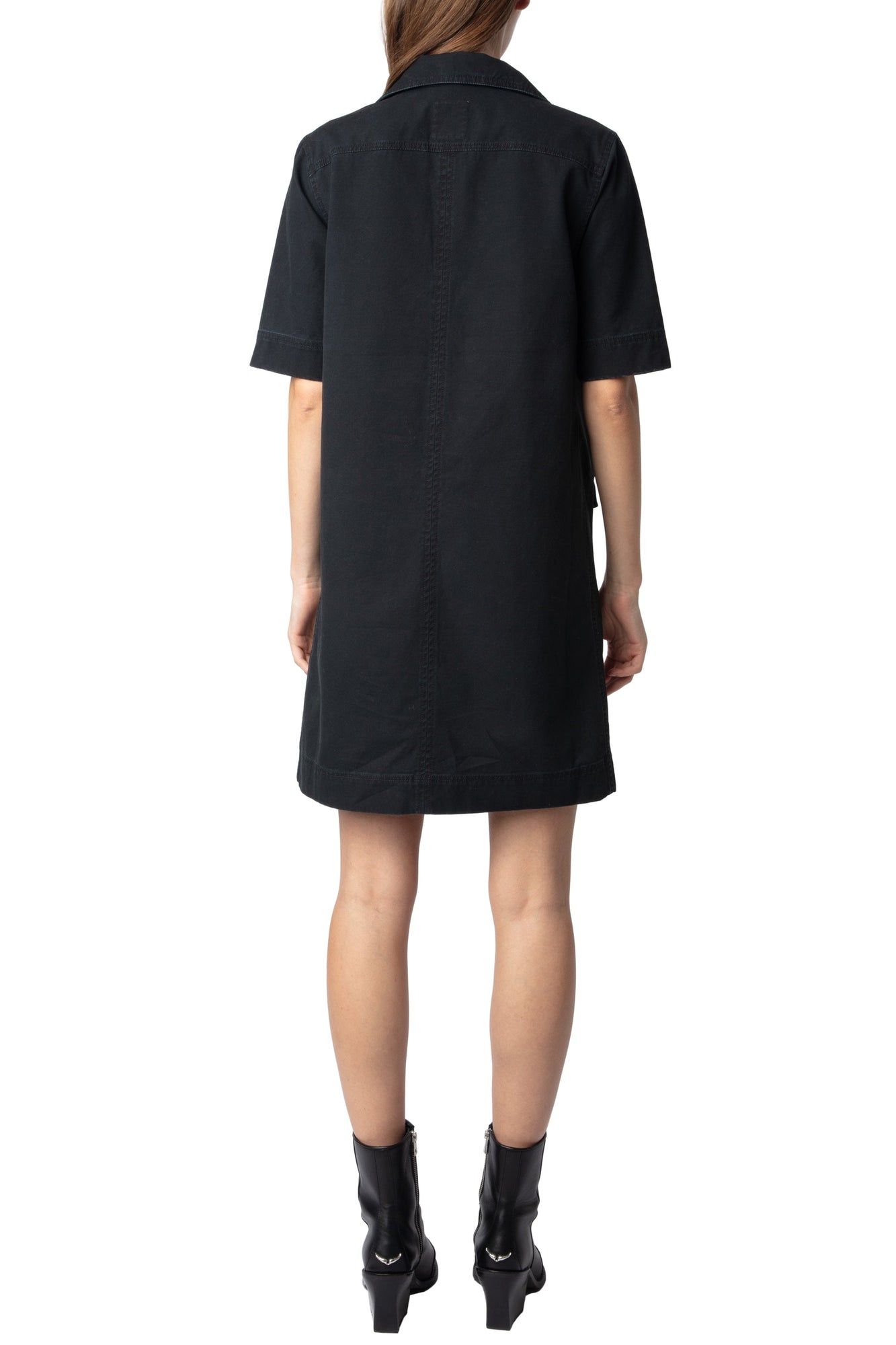Record Coton Lave Dress | Black