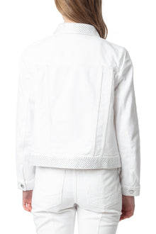 Kioky Denim Eco Strass Jacket | Beige