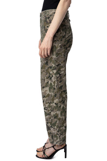 Pilote Canvas Camo Pants | Grass