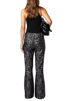 Prevy Sequins Pants | Black