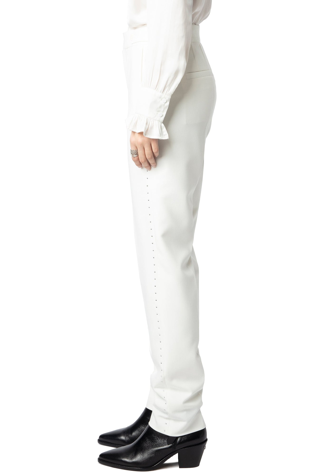 Panny Strass Dots Pants | Beige
