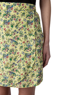 Joseline Soft Small Garden Skirt | Light Yellow