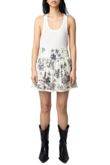 Jocky Coton Tropical Island Skirt | Ecru