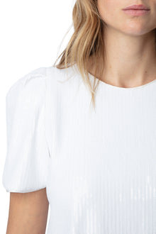 Tchao Sequins Top | Beige