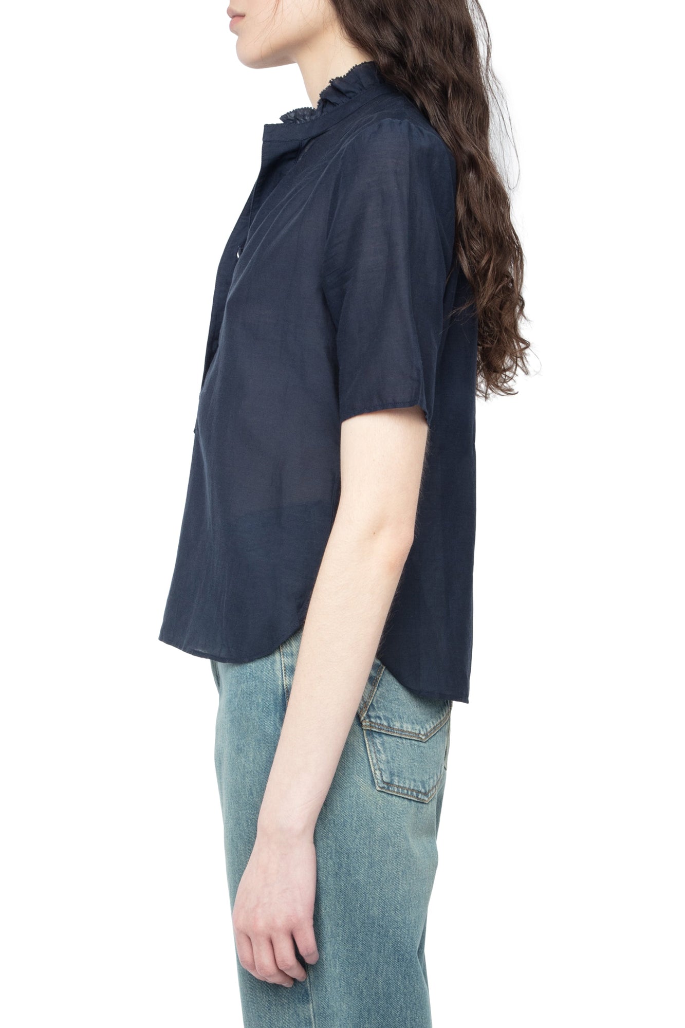 Topher Tomboy Top | Navy Blue