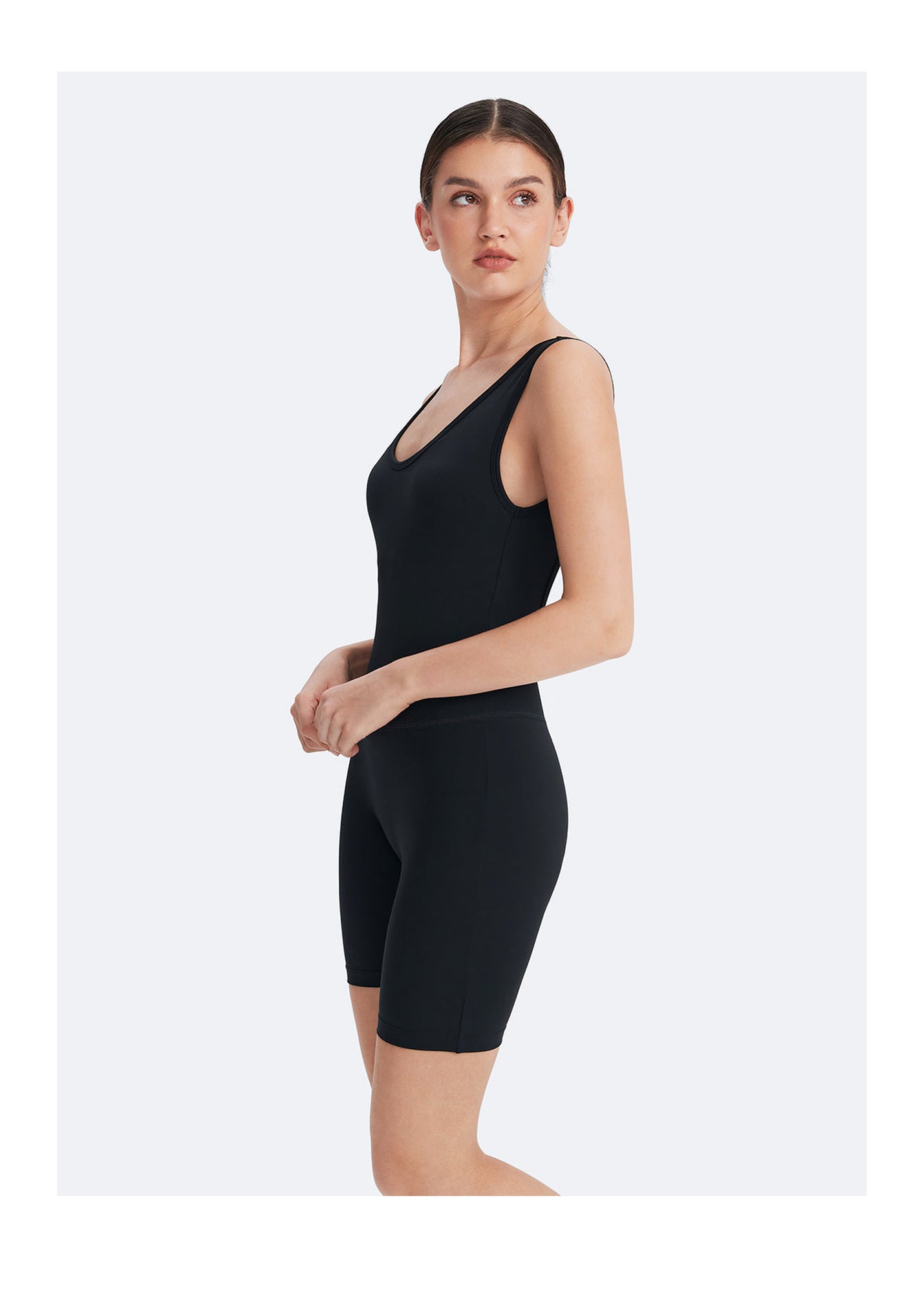 Waist-Contouring Bodysuit | Inky Black
