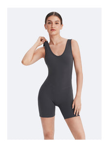 Waist-Contouring Bodysuit | Slate Gray