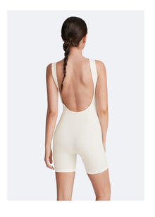 Waist-Contouring Bodysuit | White