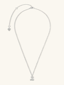 Cherry Necklace | Silver Rhodium Plated Brass