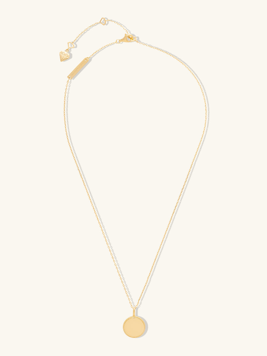 Full Circle Necklace | 14K Gold Vermeil