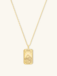La Luna Tarot Necklace | 14K Gold Plated Brass