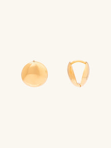 Dome Stud Earrings | 14K Gold Vermeil