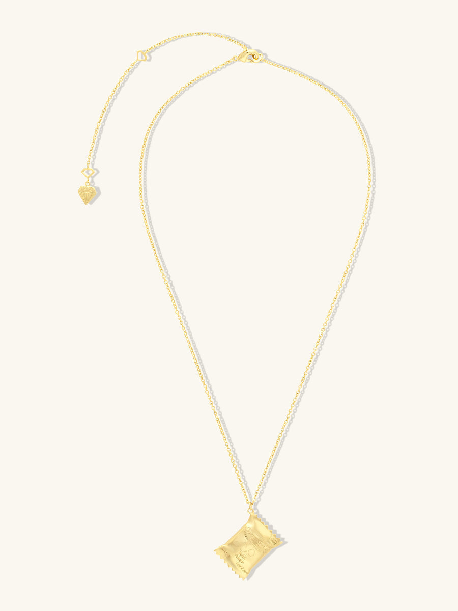 Bag of Chips Necklace | 14K Gold Plated Brass