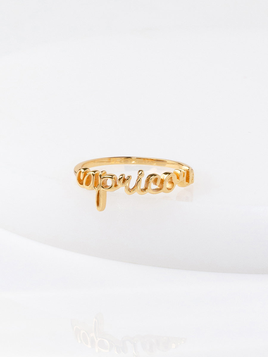 Capricorn Ring | 14K Gold Plated Brass