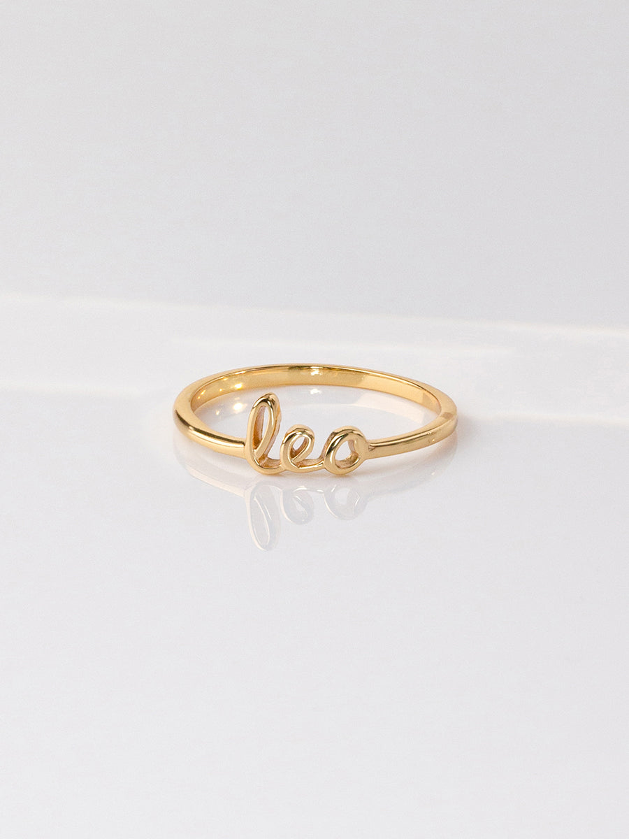 Leo Ring | 14K Gold Plated Brass
