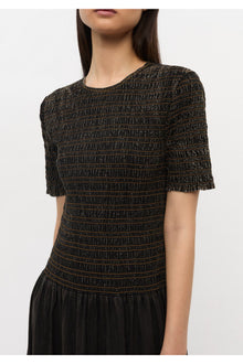 Washed Smock Dress | Black (V1)