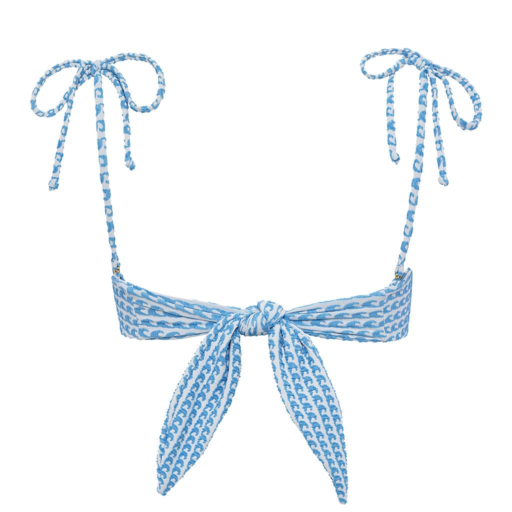 Women | Tori Ties Bandeau Bikini Top | Wave Repeat
