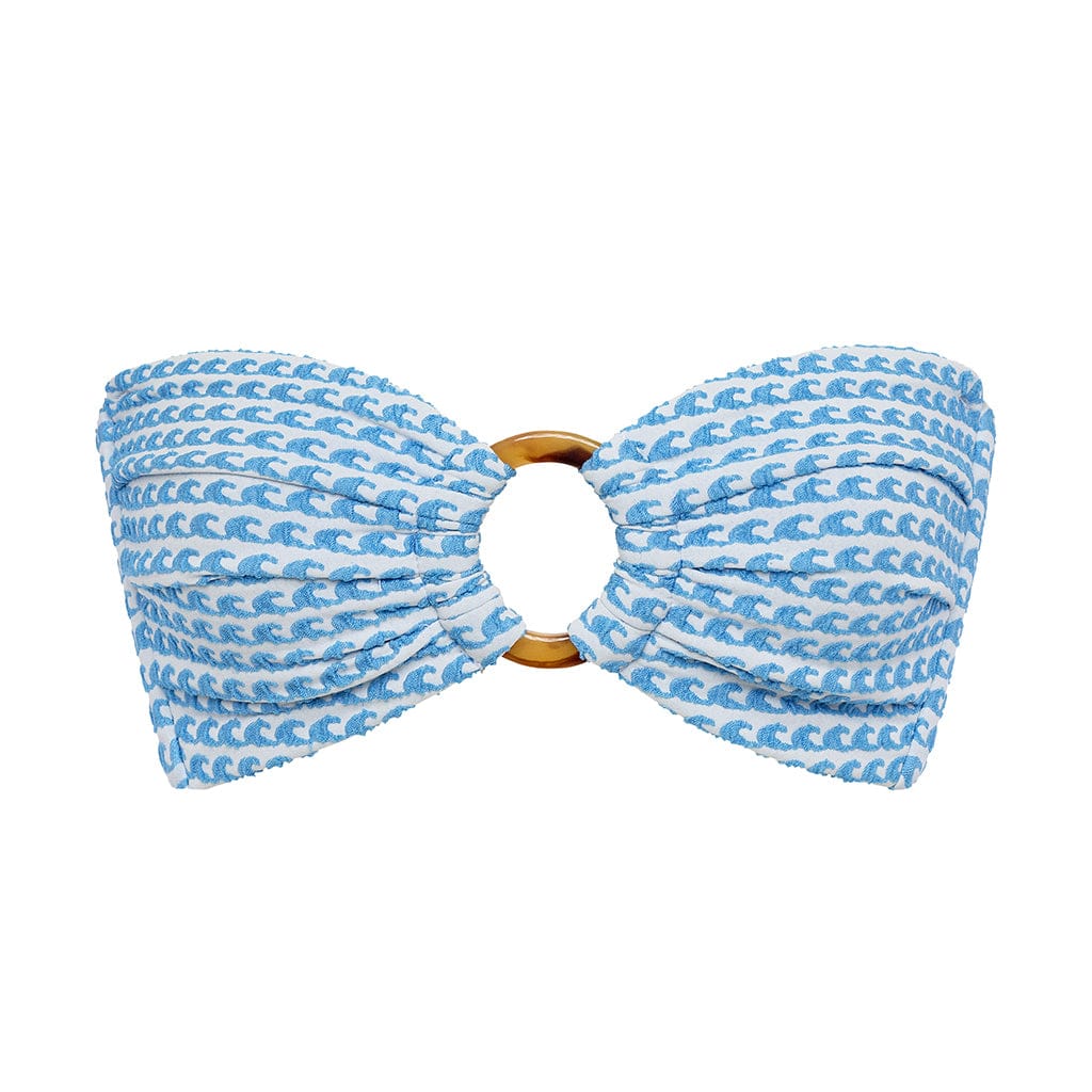 Women | Tori Ties Bandeau Bikini Top | Wave Repeat