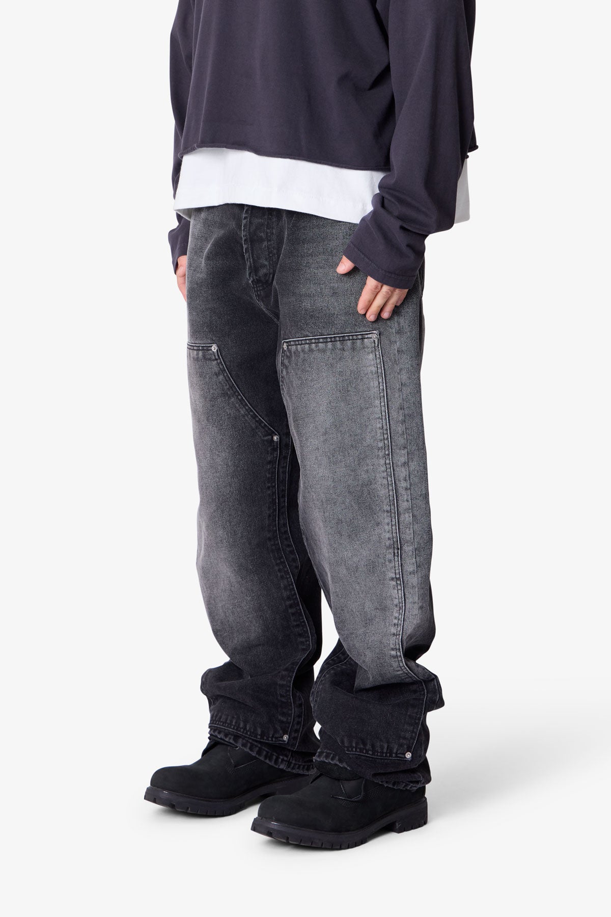 West Double Knee Denim | Black