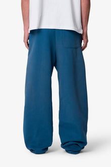 West Double Knee Sweatpants | Blue