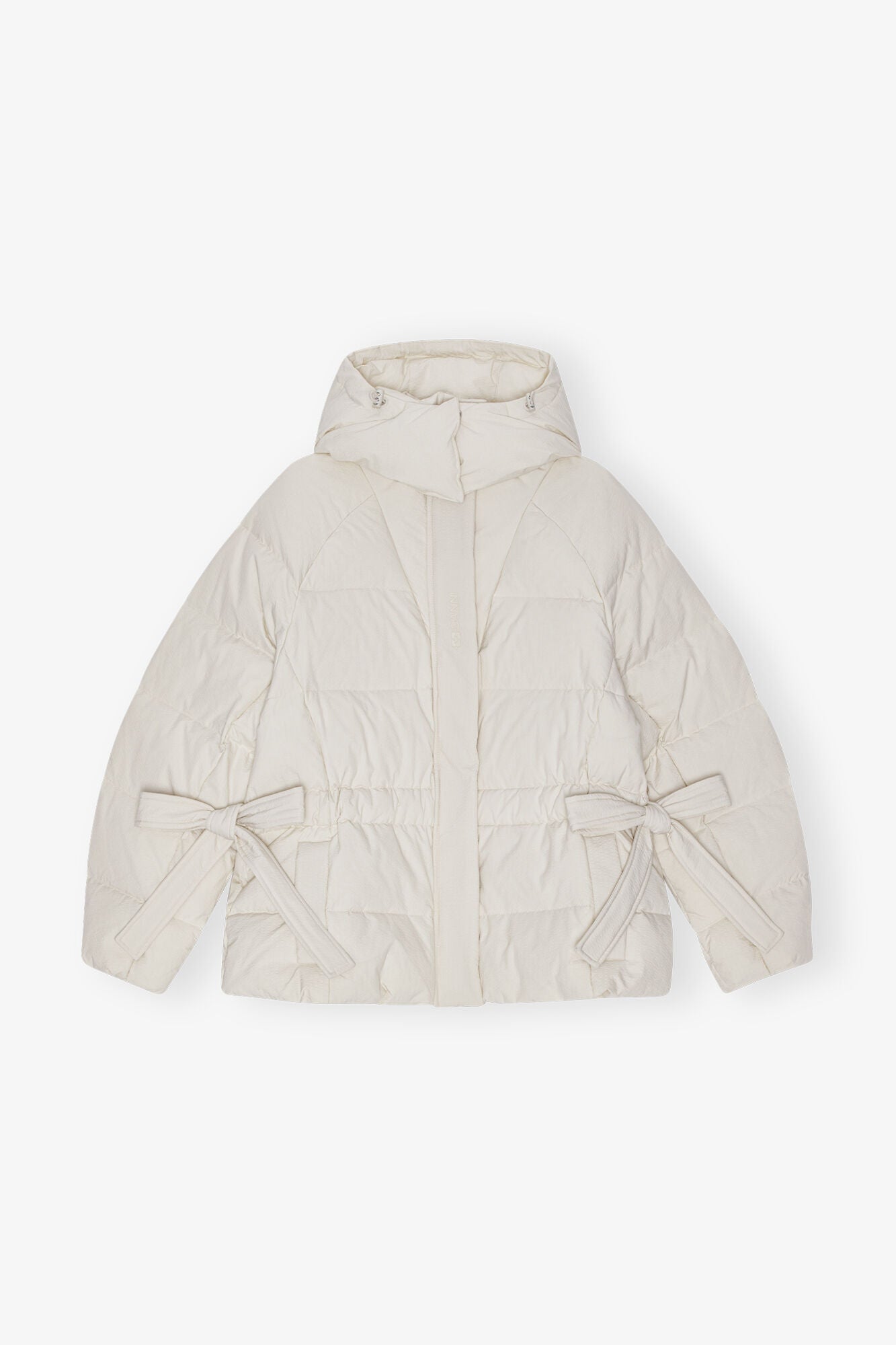 White Tech Oversized Puffer Jacket | Tofu