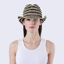 Winona Cowboy Hat | Natural/Black