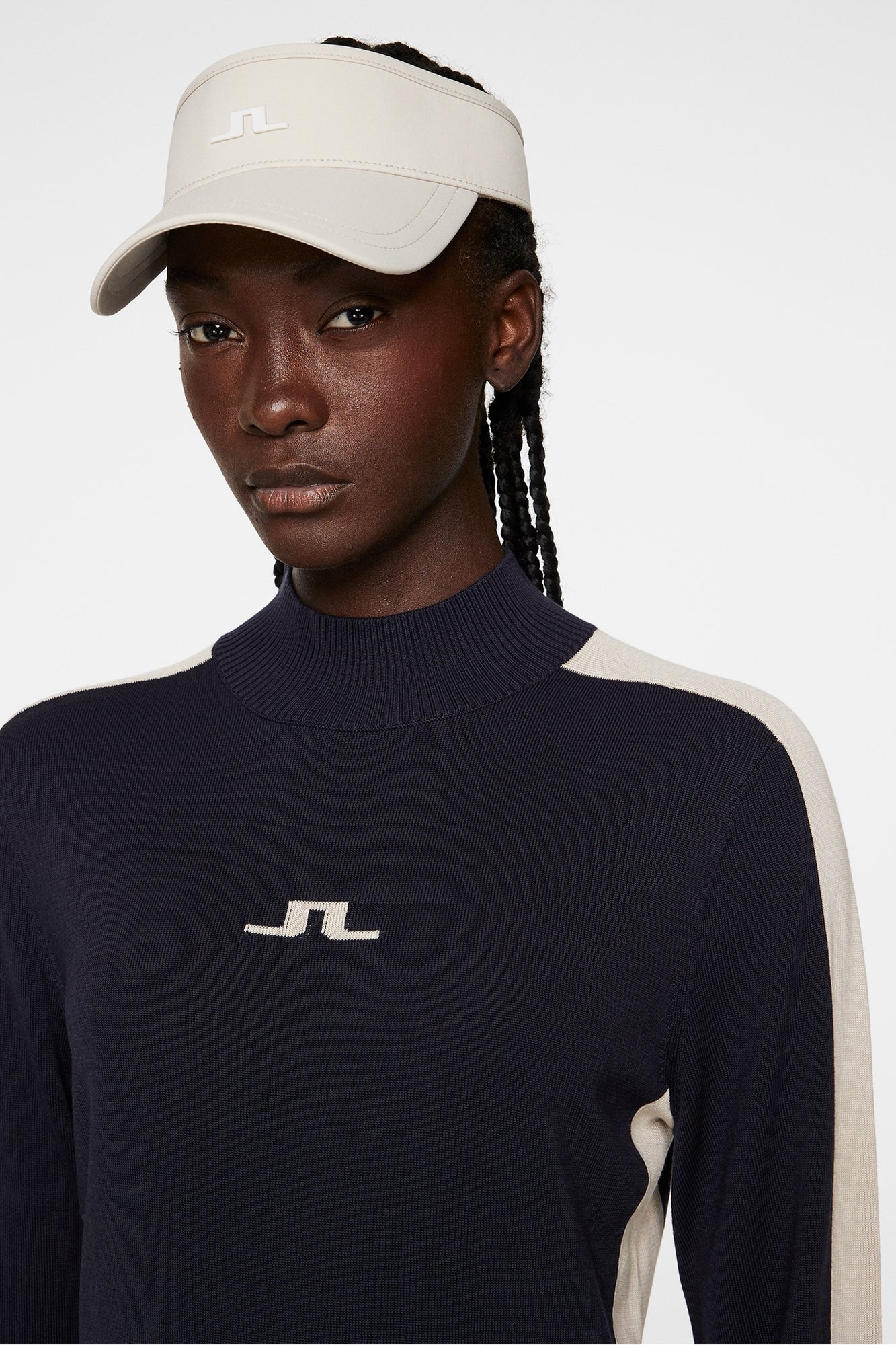 Women | Adia Knitted Sweater | JL Navy